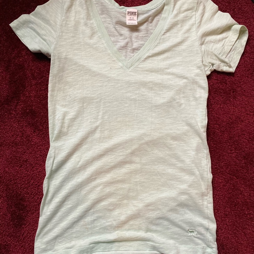 Light mint green tee shirt